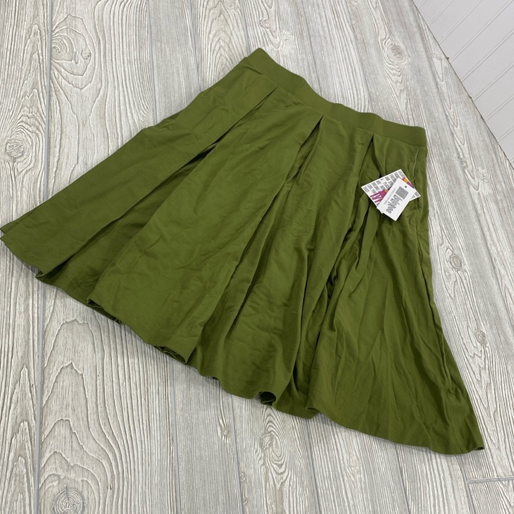 NEW Lularoe Olive Green Madison Skirt - sz M